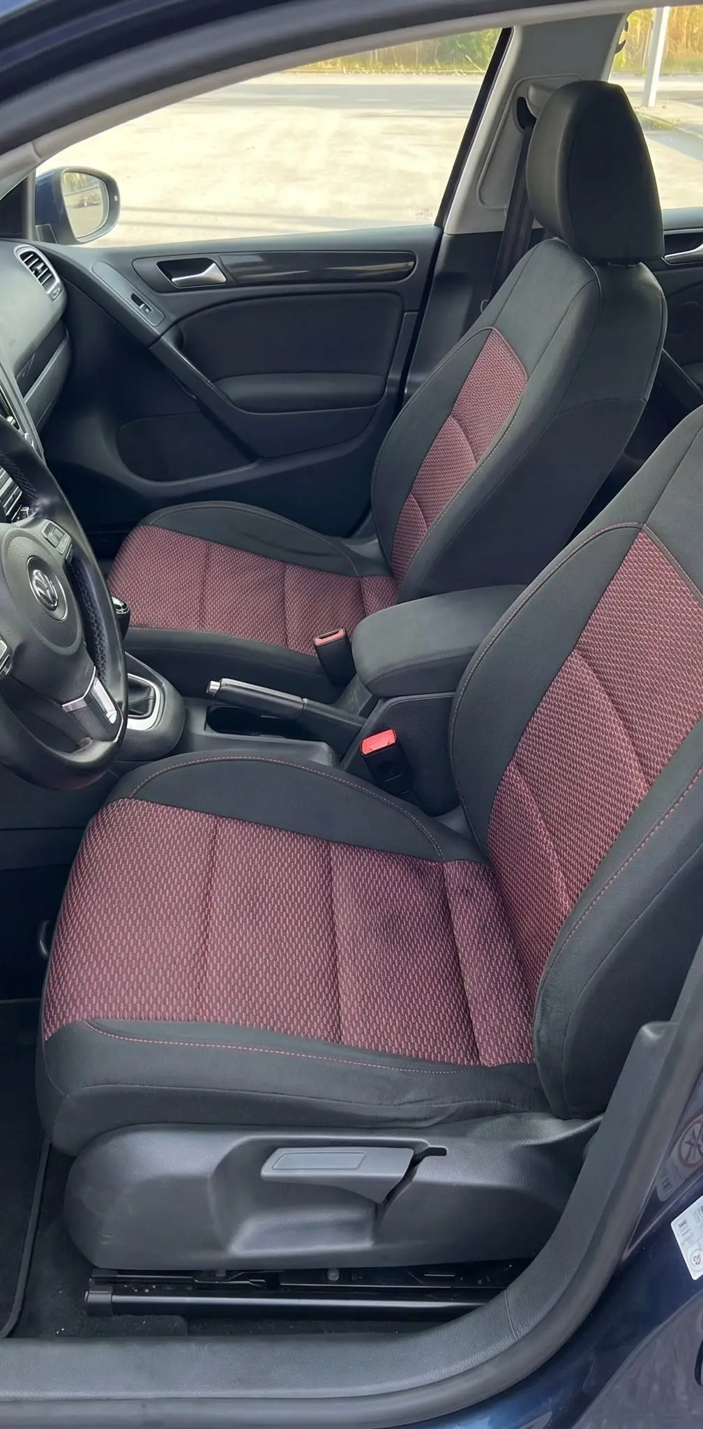 После: седиште на VW Golf 6